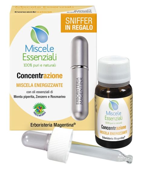 Miscela Concentrazione Oli essenziali Erboristeria Magentina 10ml | Oli Essenziali Stimolanti ed Energizzanti.