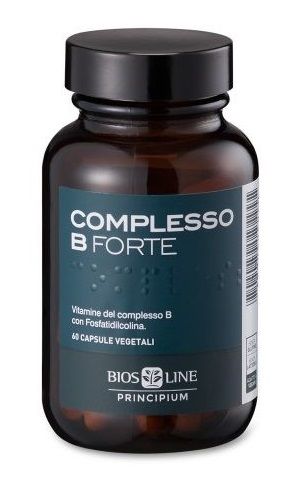 Principium Complesso B Forte 60 Capsule | Integratore di Vitamine del Gruppo B ad Alto Dosaggio.