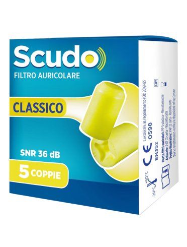 Scudo Filtro Auricolare Tappi Orecchi Classico 5 paia.