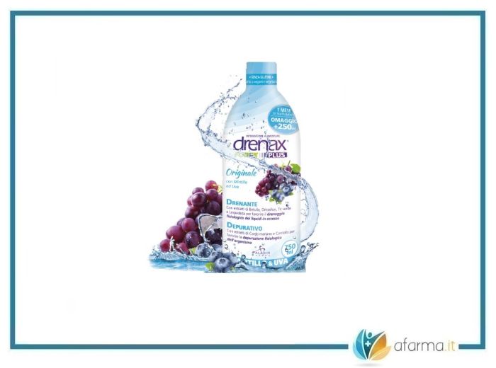 Drenax forte plus liquido mirtillo e uva 750ml