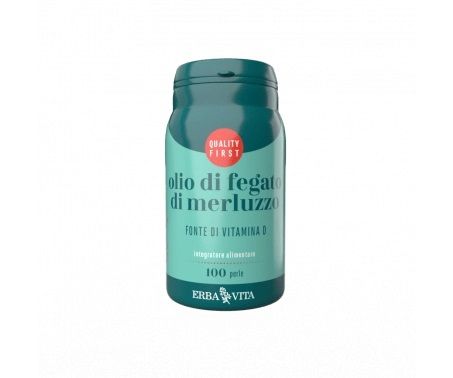 Erba Vita Olio Fegato Di Merluzzo 100 Perle 453 mg