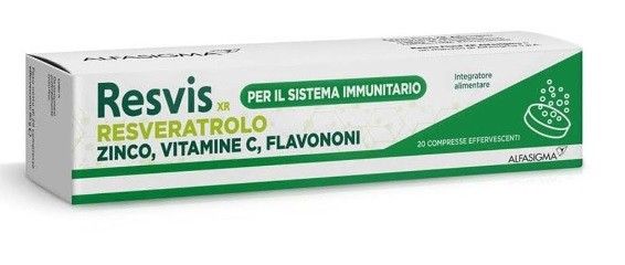 Resvis xr alfasigma 20 compresse effervescenti