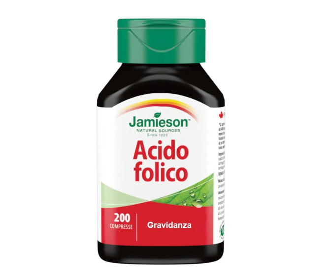 Acido folico jamieson 200 compresse