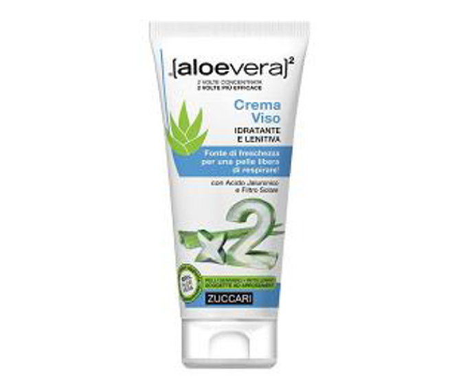 Aloevera2 crema viso idratante lenitiva zuccari