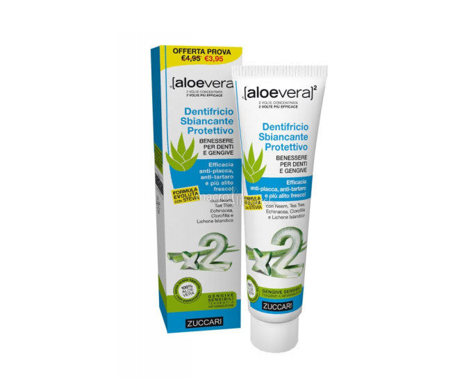 Aloevera2 dentifricio sbiancante protettivo zuccari