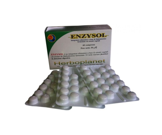 Enzysol Herboplanet Enzimi Digestivi 60 compresse.