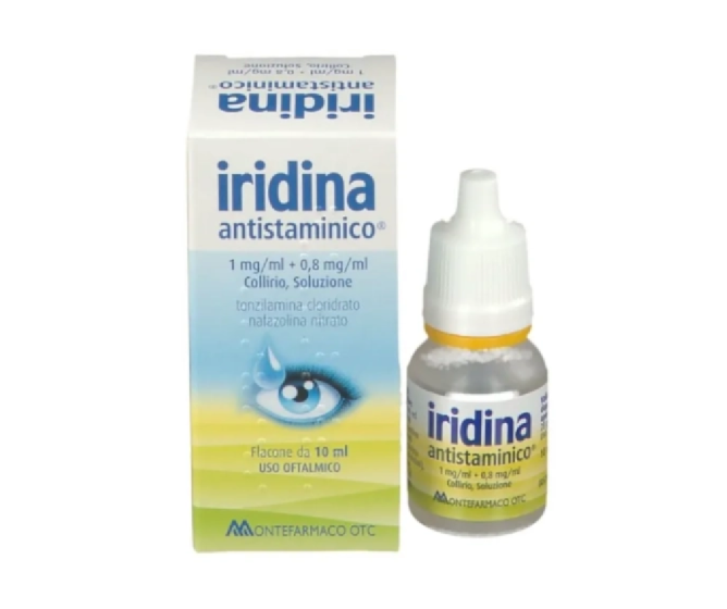 Iridina antistaminico collirio 10ml montefarmaco