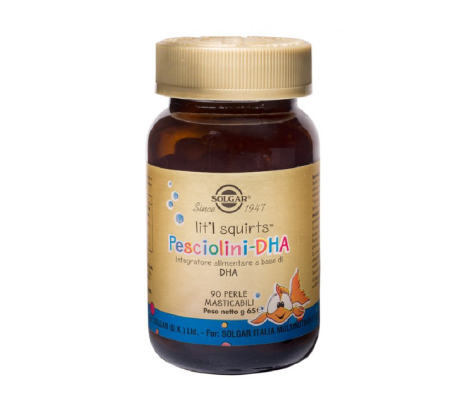 Pesciolini dha 90 perle masticabili bambini