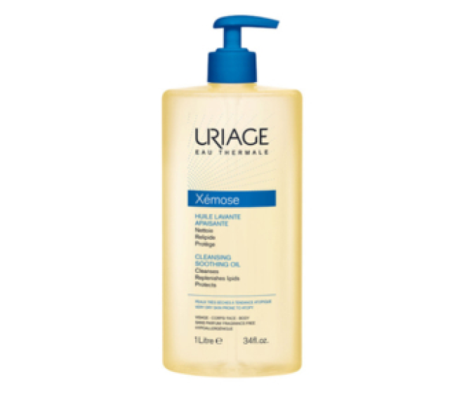 Uriage xemose olio detergente delicato 1 litro