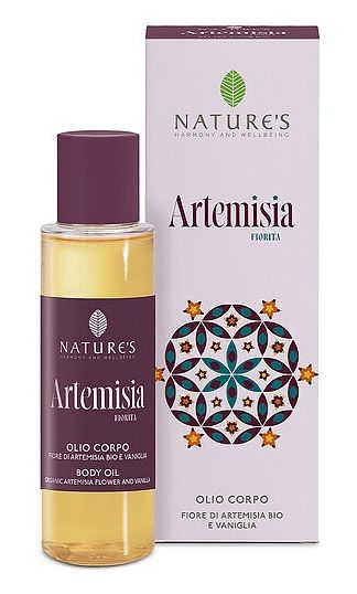 Nature's Artemisia Fiorita Olio Corpo 200ml | Olio idratante per Corpo e Capelli ad effetto illuminante.