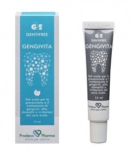 GSE Dentifree Gengivita 15ml | Gel con Estratti Vegetali utile per Gengive Irritate.