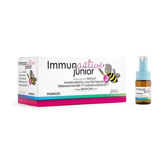 Immunactive junior pharcos 21 flaconcini da 10ml