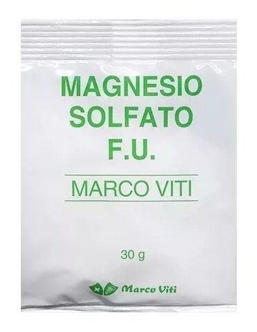 Magnesio Solfato Marco Viti 30g|Rimedio Efficace e Naturale Contro la Stitichezza