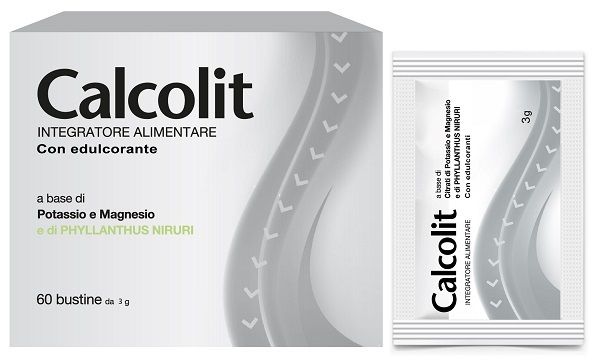 Calcolit 60 bustine | Integratore per il supporto alle vie urinarie, in caso di Calcoli o Cistite.