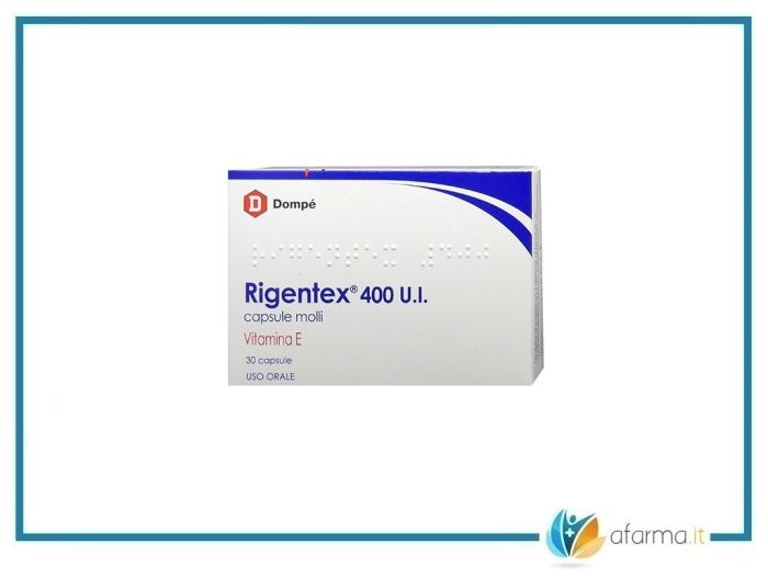 Rigentex 30 capsule molli vitamina e 400 ui