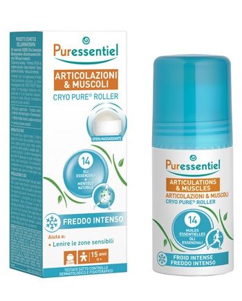Puressentiel Cryo Pure Roller 75 ml - Sollievo rapido da dolori muscolari e articolari 