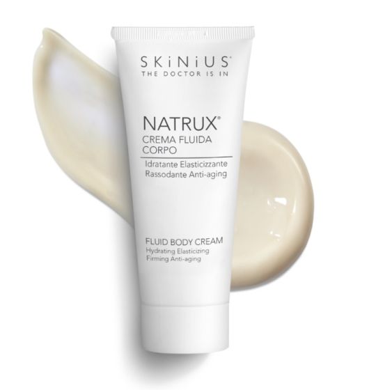 Skinius Natrux Crema Fluida Corpo 200ml | Crema Idratante Rassodante corpo Anti Età.