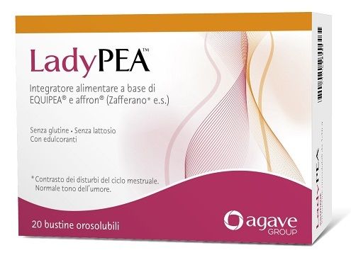 LadyPEA Agave 20 Bustine Orosolubili | Integratore per Ridurre i Disturbi del Ciclo Mestruale.