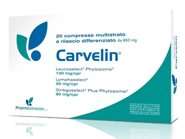 Carvelin 20 Compresse Microcircolazione | Integratore per la Stanchezza delle gambe e cellulite.