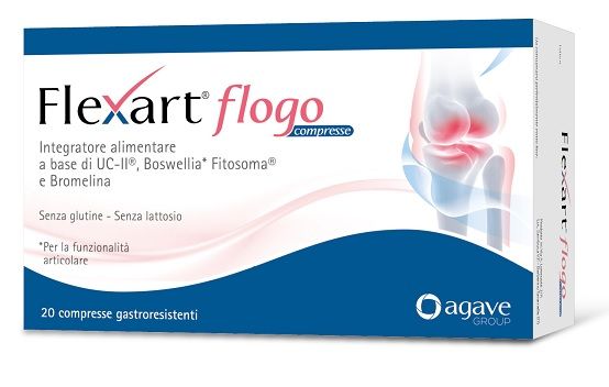 Flexart Flogo Integratore Articolazioni 20 Compresse| Integratore per Dolori Muscolari e Articolari.