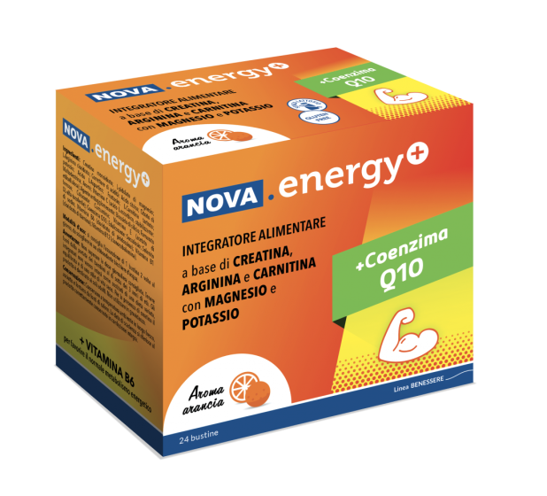 Nova Energy+ Integratore per la Stanchezza Fisica 24 bustine.