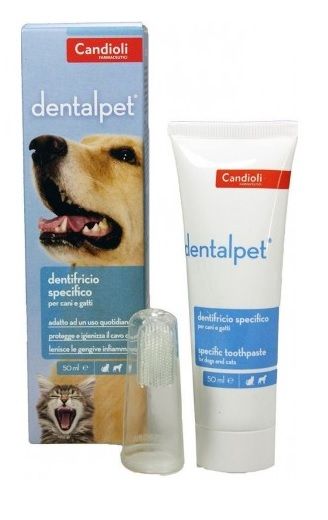 Dentalpet Dentifricio Candioli 50 ml | Igiene Orale Cani e Gatti.