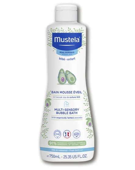 Mustela Bagno Mille Bolle 750ml | Bagnetto per lo sviluppo sensoriale fin dalla nascita. 