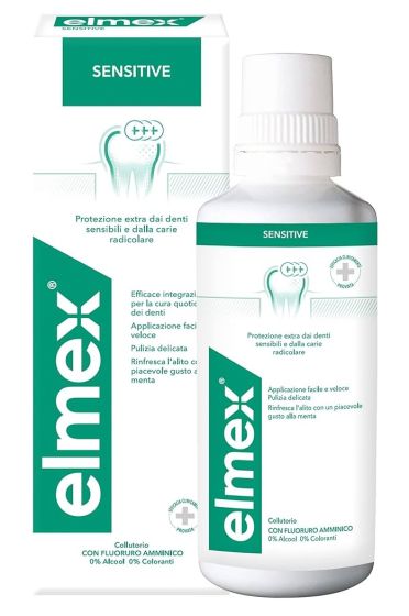 Elmex Sensitive Collutorio Denti Sensibili 400ml | Collutorio per Denti Sensibili.