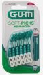 Sunstar Gum Soft-Picks Advanced L 30 pezzi | Igiene Orale.