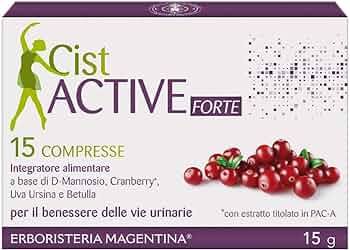 Cist active forte Integratore Cistite 15 compresse