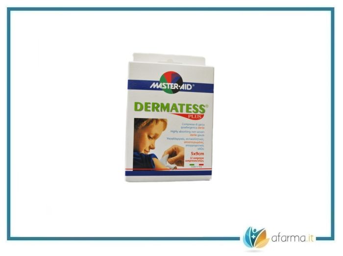 Dermatess plus 5x9garza 12 pezzi