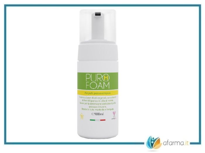 Puro foam sapone per pelli grasse e impure
