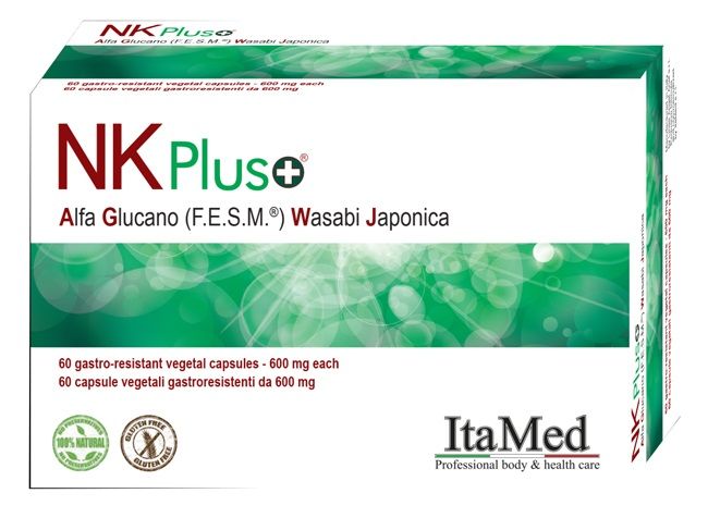 NK Plus 60 Capsule Vegetali | Integratori con Funghi Giapponesi con effetto immunostimolante.