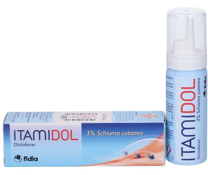 Itamidol Schiuma Cutanea 3% - Recipiente sotto pressione.