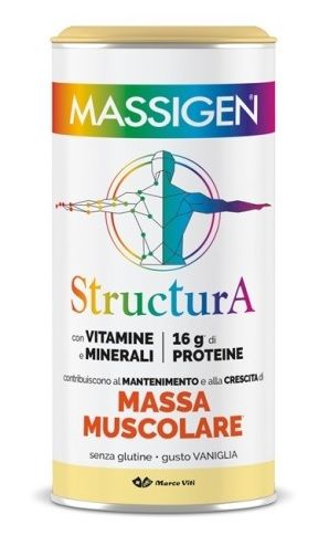 Massigen Structura Vaniglia Polvere | Integratori di Vitamine e Aminoacidi.