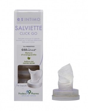 Gse Intimo Salviette Click Go 10 Capsule | Salviette Intime Portatili.