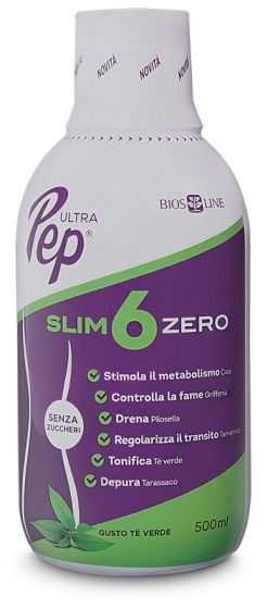 Ultra Pep Slim 6 Zero Zuccheri Bios Line Té Verde 500 ml
