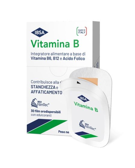 Vitamina B IBSA Integratore per la Stanchezza Fisica 30 film orali.