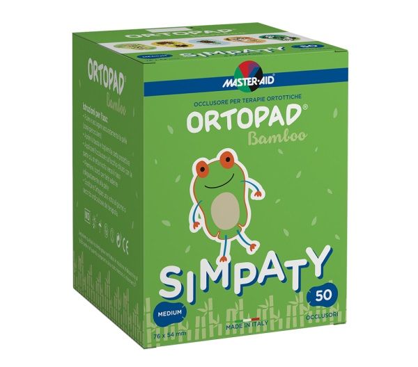 Ortopad Simpaty Cerotti Medium 50 pezzi | Cerotti Occlusori per Terapie Ortottiche.