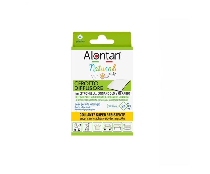 Alontan natural cerotto anti zanzare 24 pezzi
