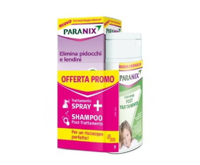 Paranix promo trattamento spray + shampoo