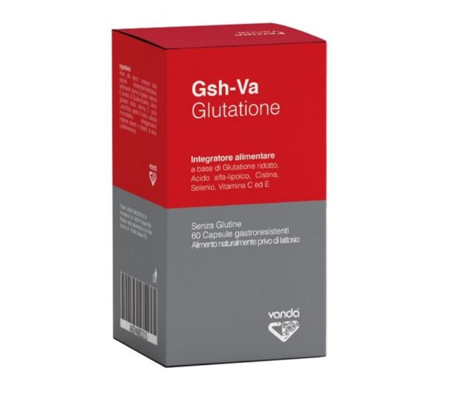Vanda GSH-VA Glutatione 60 Capsule | Integratore Antiossidante.