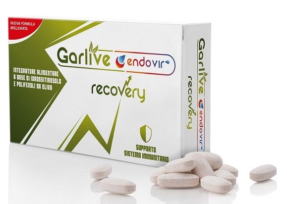 Garlive Endovir Recovery 30 Compresse | Integratore con Antiossidanti e Vitamine utile dopo gli Stati Influenzali.
