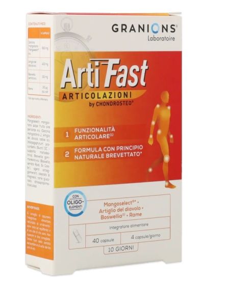 Artifast integratore articolazioni dott. cagnola 40 capsule