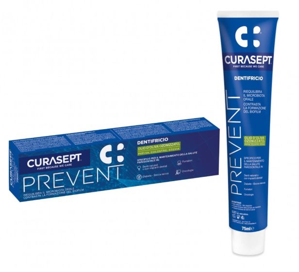 Curasept Prevent Dentifricio 75 ml | Dentifricio Curasept Con Probiotici.