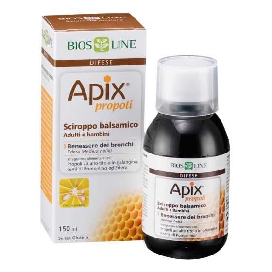 Apix Propoli Sciroppo Balsamico per la Gola e la Tosse.