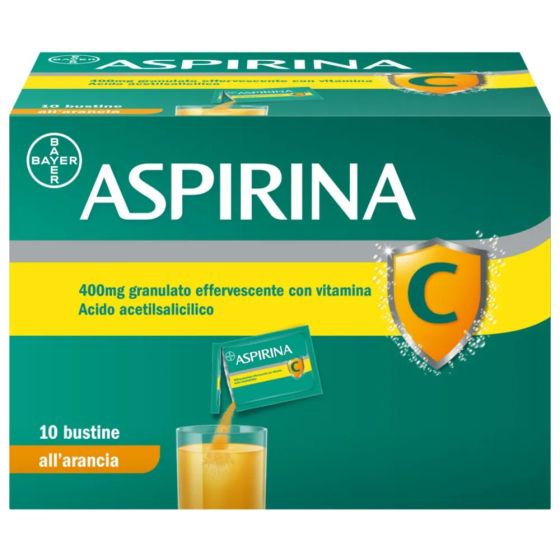 Aspirina C Bustine Granulato Orale 10 Bustine 400mg+240mg