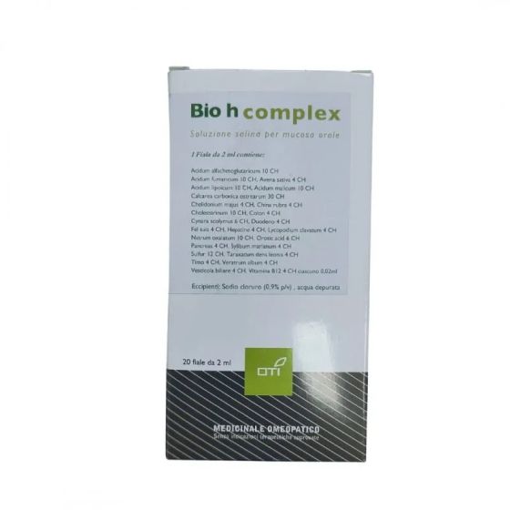 Bio H Complex OTI 20 fiale in Soluzione Fisiologica da 2ml.