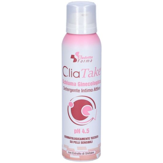 Cliatake Detergente Intimo Schiuma Attiva Ginecologica 150 ml.