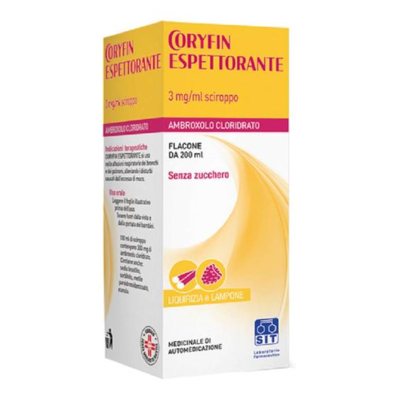 Coryfin Espettorante Sciroppo Senza Zucchero 200 ml | Afarma.
